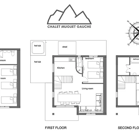 Chalet Muguet Gauche With Hot Tub Sleeps 10 Morzine